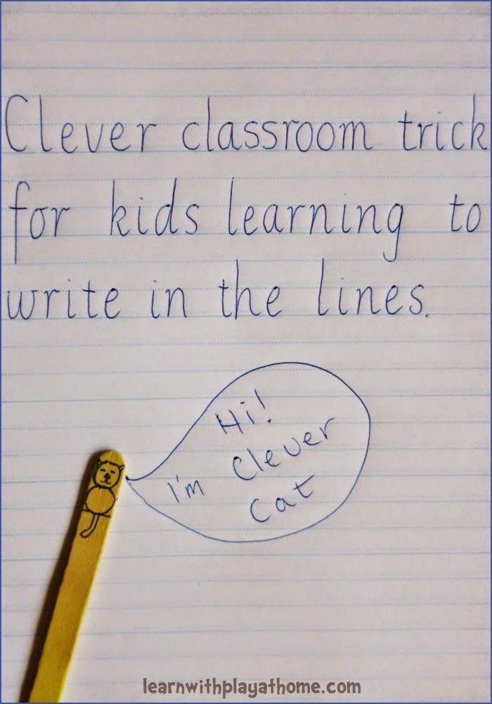 Teach your child how to write